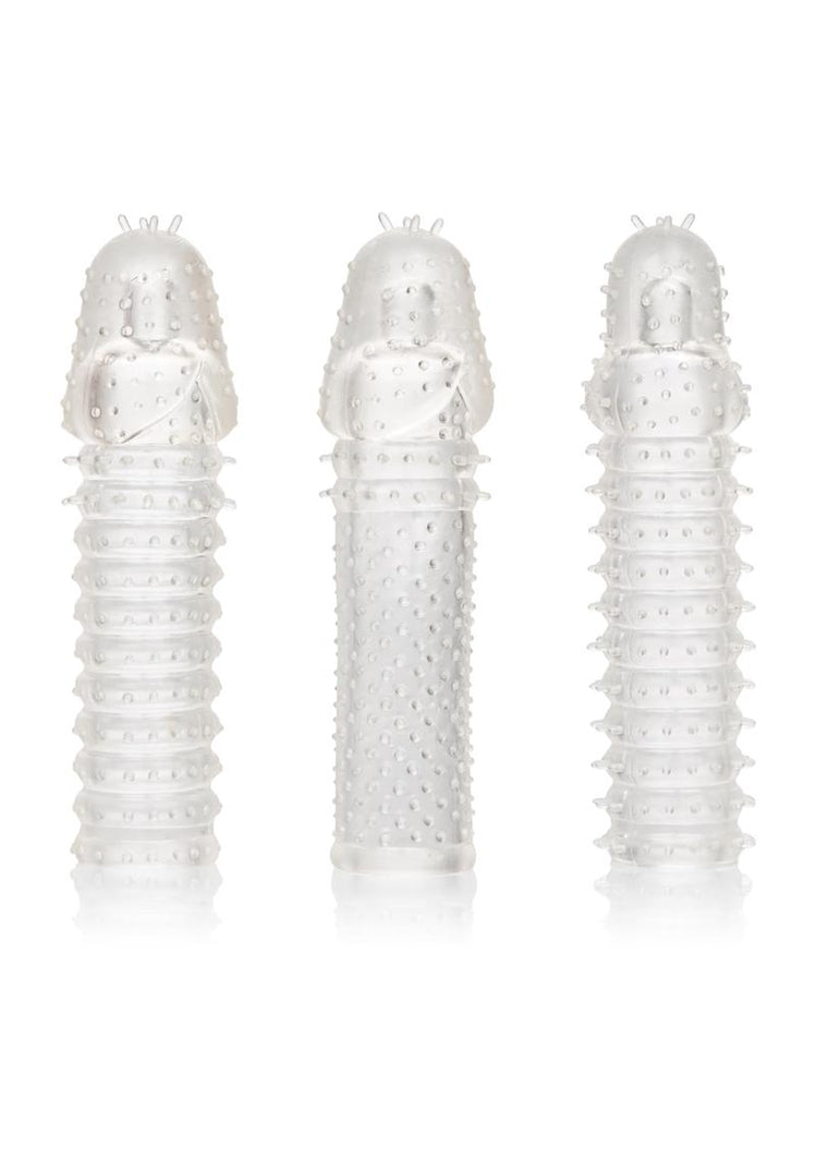 3 Piece Extension Kit Textured 6in Each - Clear