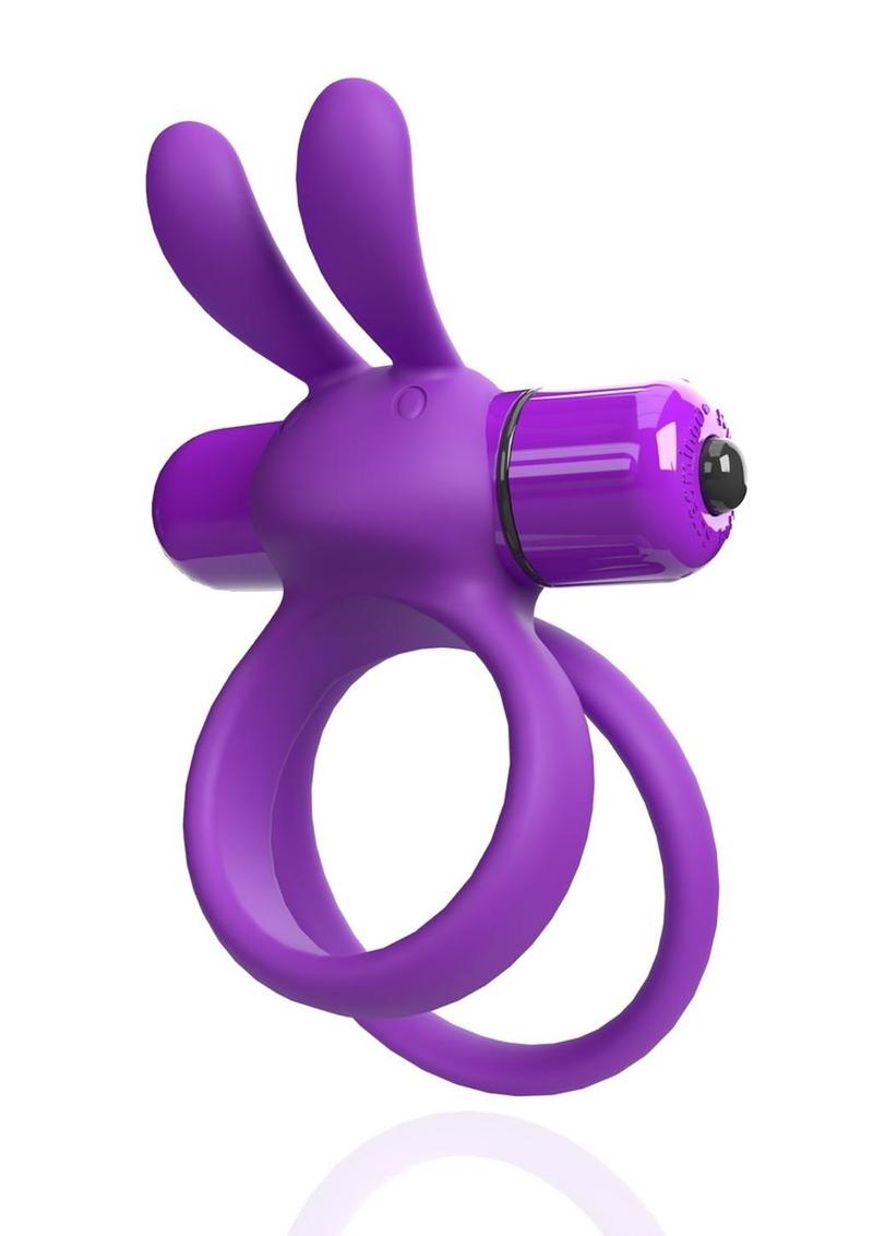 Load image into Gallery viewer, 4b Ohare XL Rechargeable Silicone Rabbit Vibrating Cock Ring
