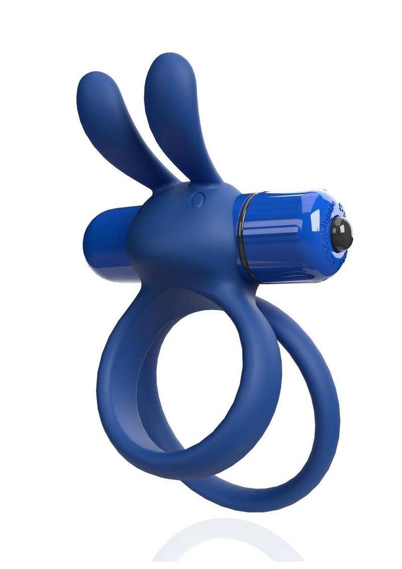 Load image into Gallery viewer, 4b Ohare XL Rechargeable Silicone Rabbit Vibrating Cock Ring
