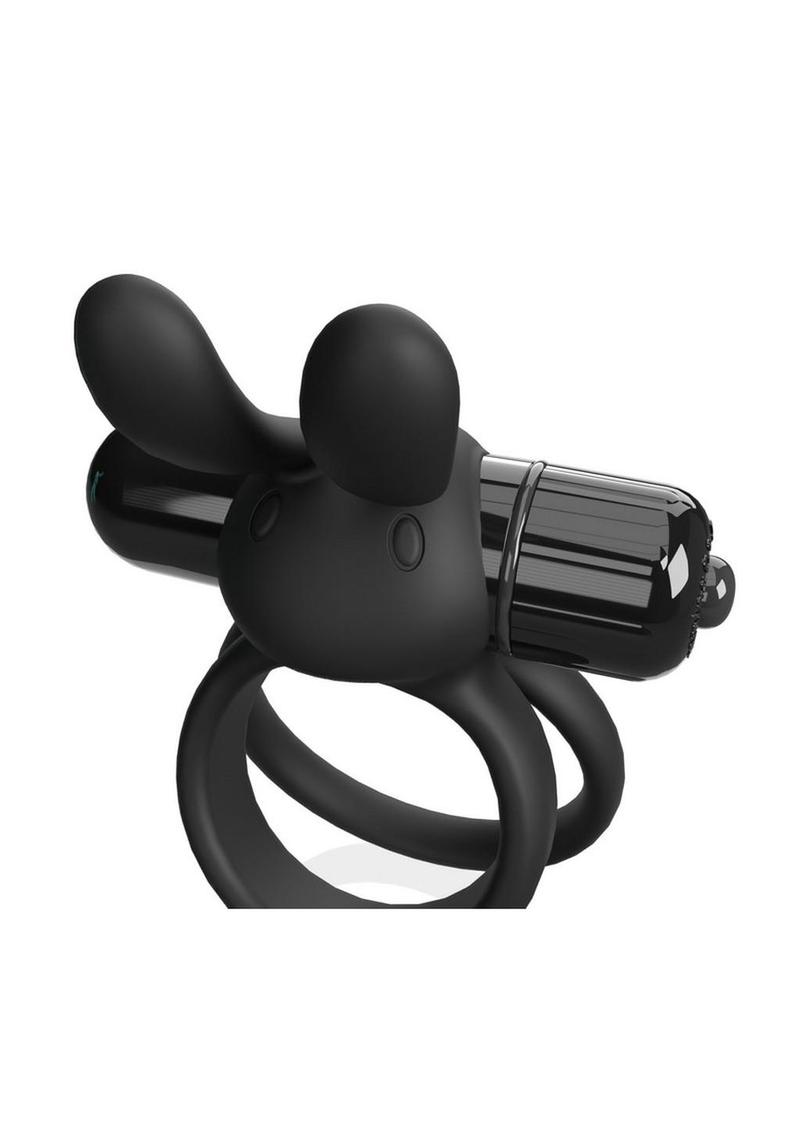 Load image into Gallery viewer, 4t Ohare XL Rechargeable Silicone Rabbit Vibrating Cock Ring
