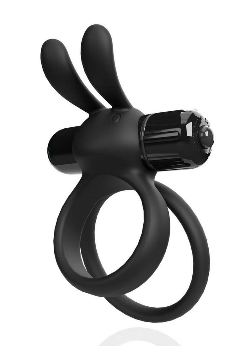 Load image into Gallery viewer, 4t Ohare XL Rechargeable Silicone Rabbit Vibrating Cock Ring
