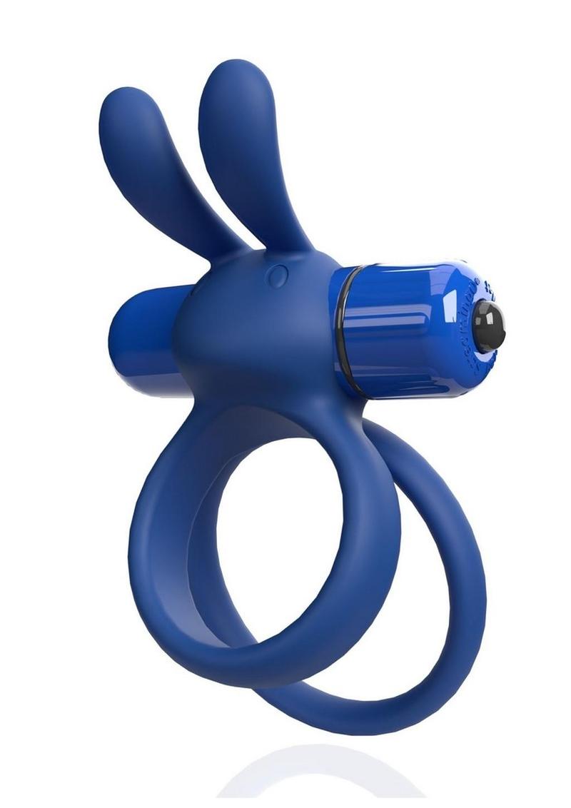 Load image into Gallery viewer, 4t Ohare XL Rechargeable Silicone Rabbit Vibrating Cock Ring
