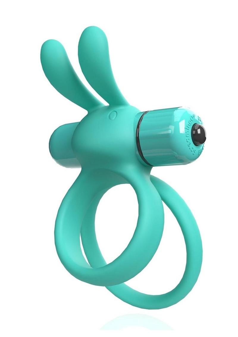 Load image into Gallery viewer, 4t Ohare XL Rechargeable Silicone Rabbit Vibrating Cock Ring
