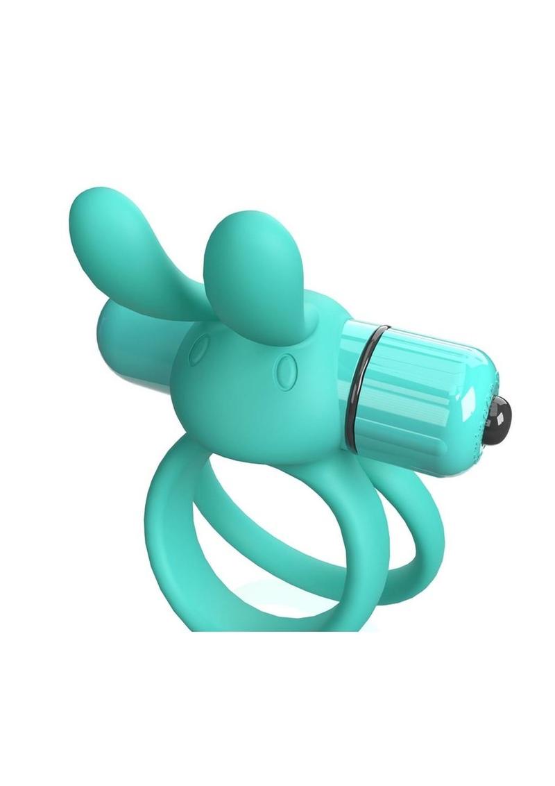 Load image into Gallery viewer, 4t Ohare XL Rechargeable Silicone Rabbit Vibrating Cock Ring
