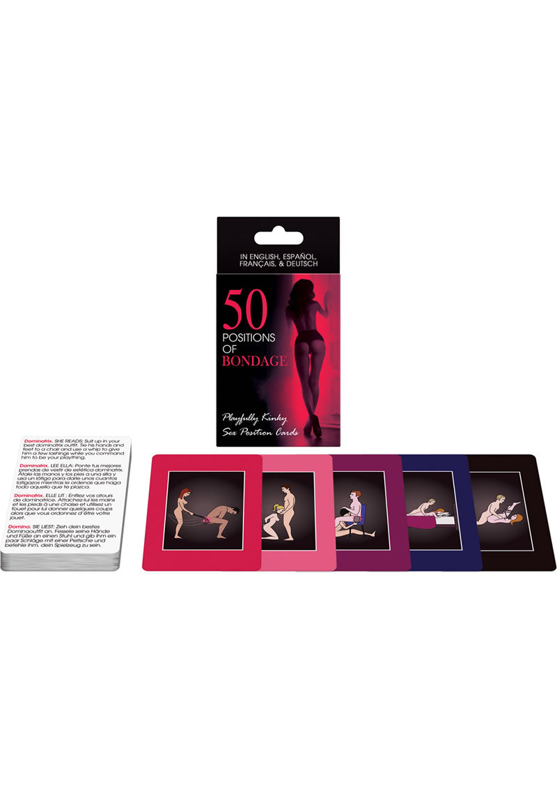 Load image into Gallery viewer, 50 Positions Of Bondage Sex Position Cards
