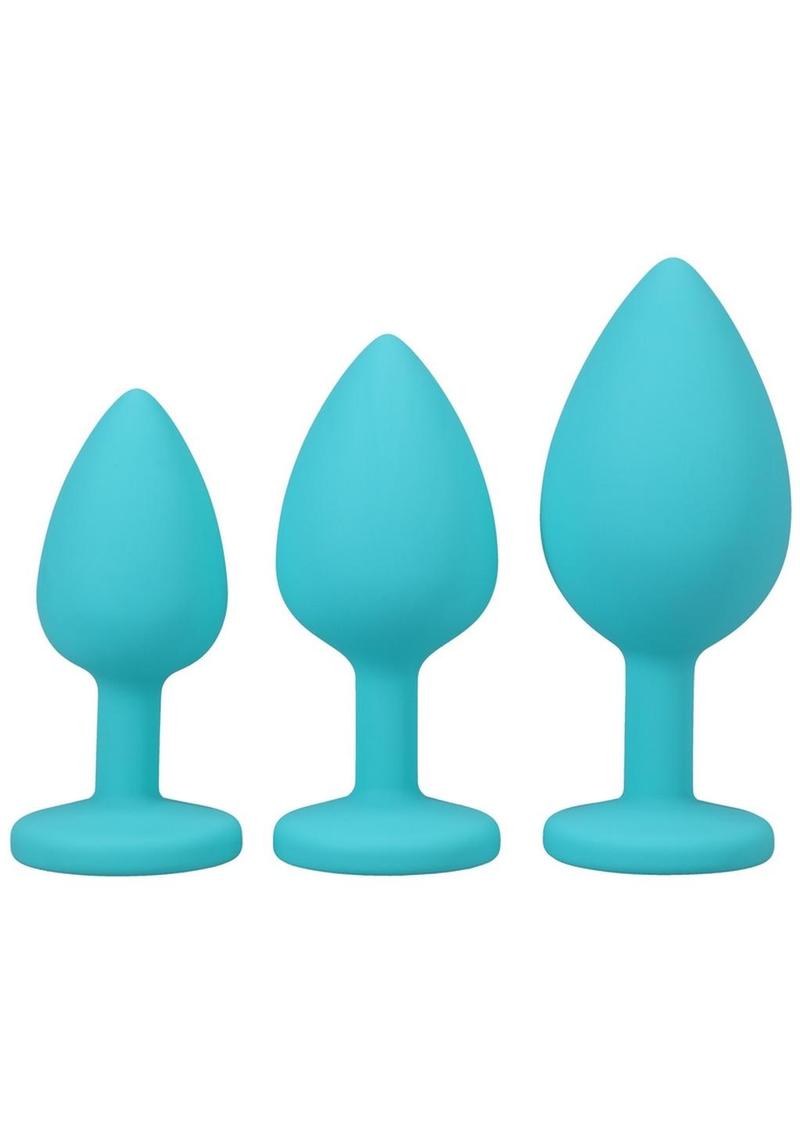 Load image into Gallery viewer, A-Play Silicone Anal Trainer - Teal - Set
