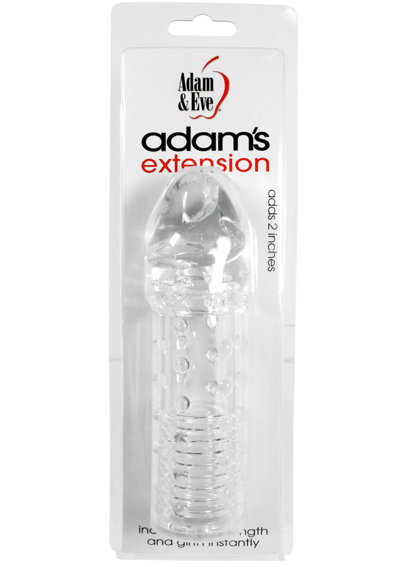 Load image into Gallery viewer, Adam and Eve - Adam&#39;s Extension 2in Penis Extension - Clear
