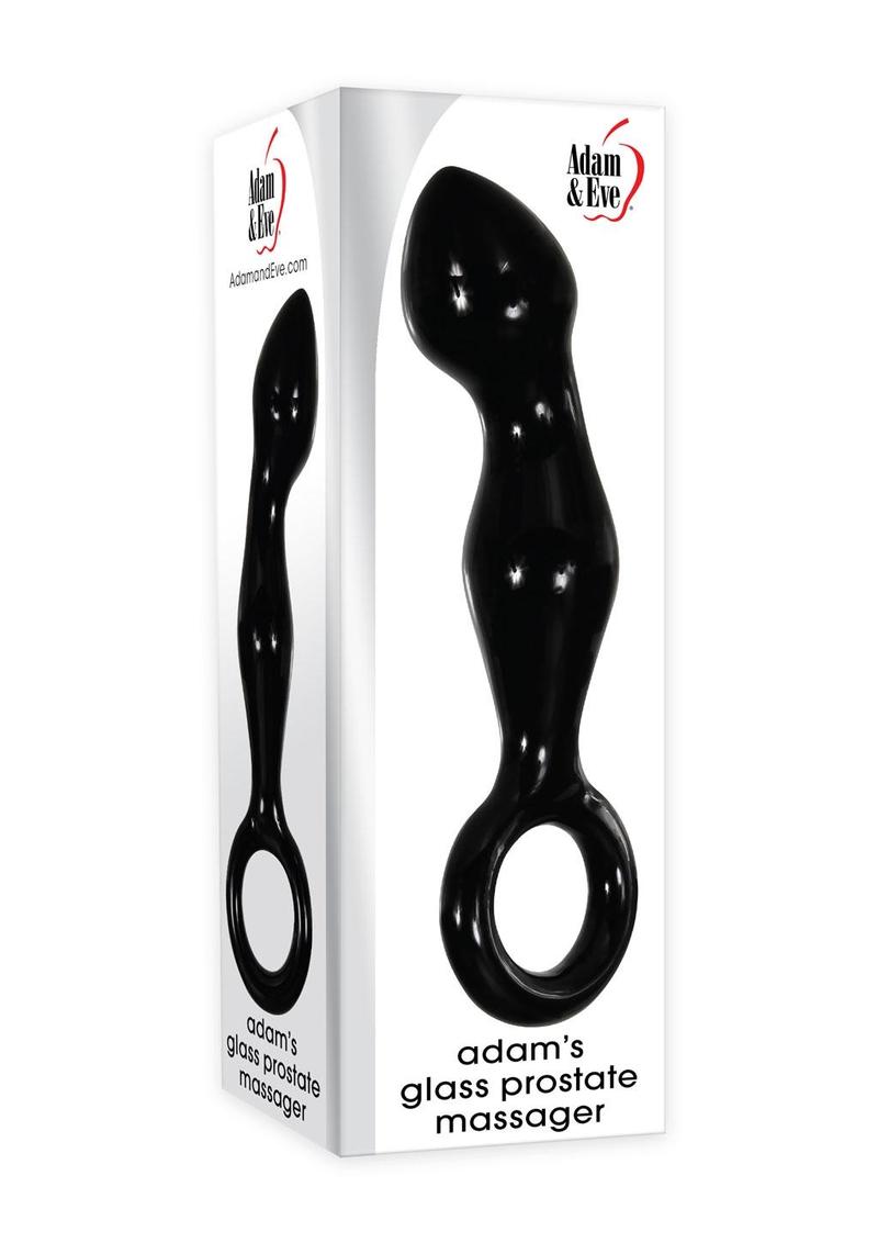 Load image into Gallery viewer, Adam and Eve - Adam&#39;s Glass Prostate Massager - Black
