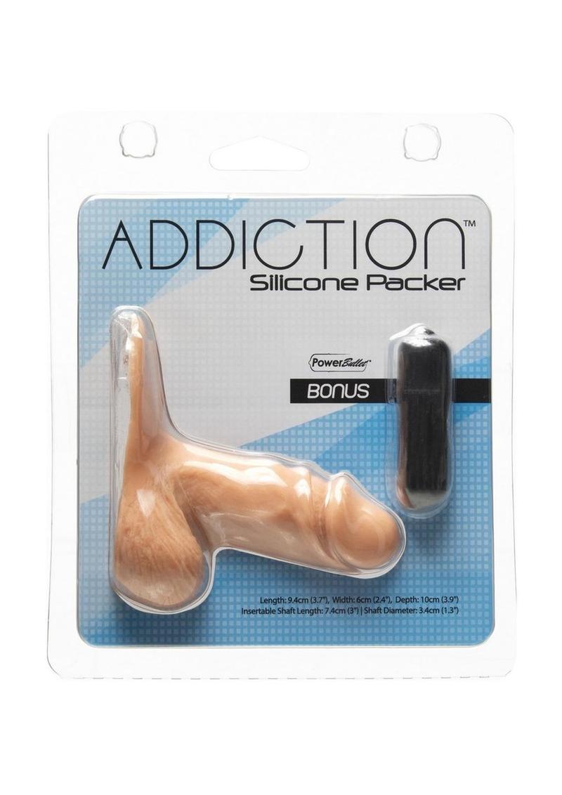 Load image into Gallery viewer, Addiction Silicone Packer Dong - Caramel
