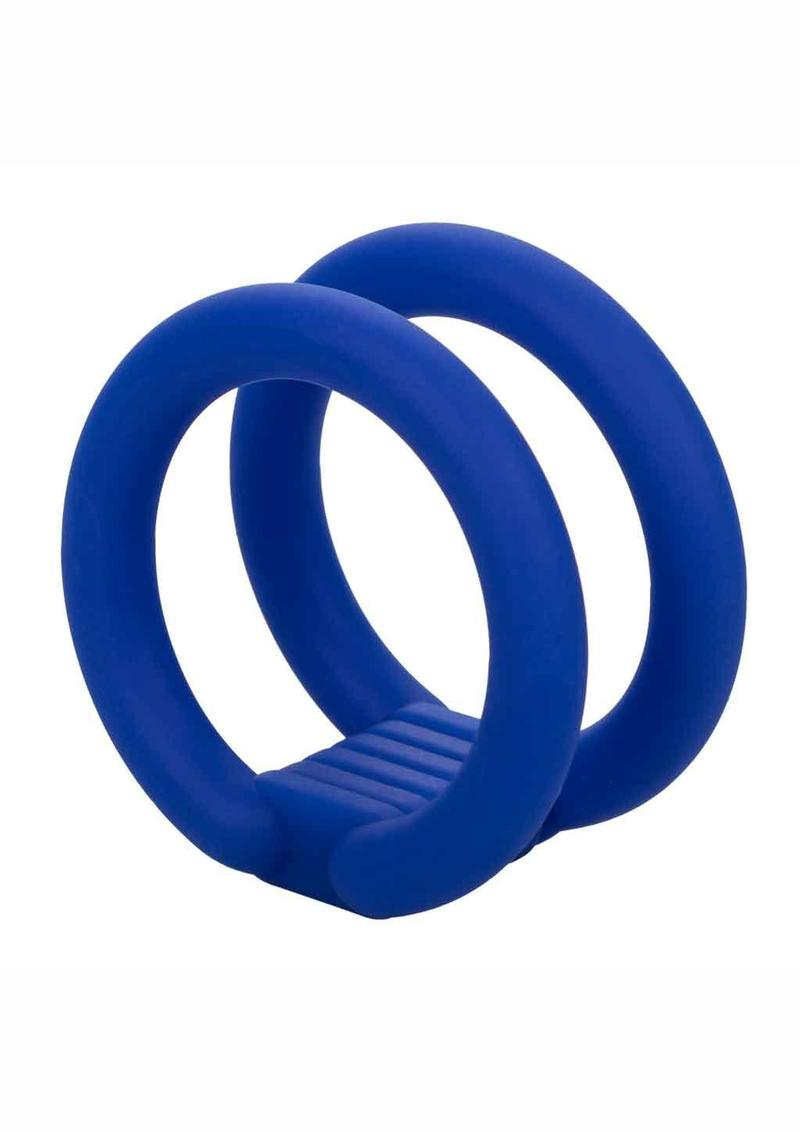 Load image into Gallery viewer, Admiral Dual Silicone Cock Cage - Blue
