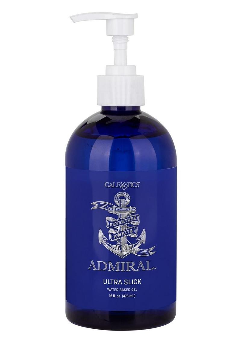 Load image into Gallery viewer, Admiral Ultra Slick Water Based Gel Lubricant - 16oz
