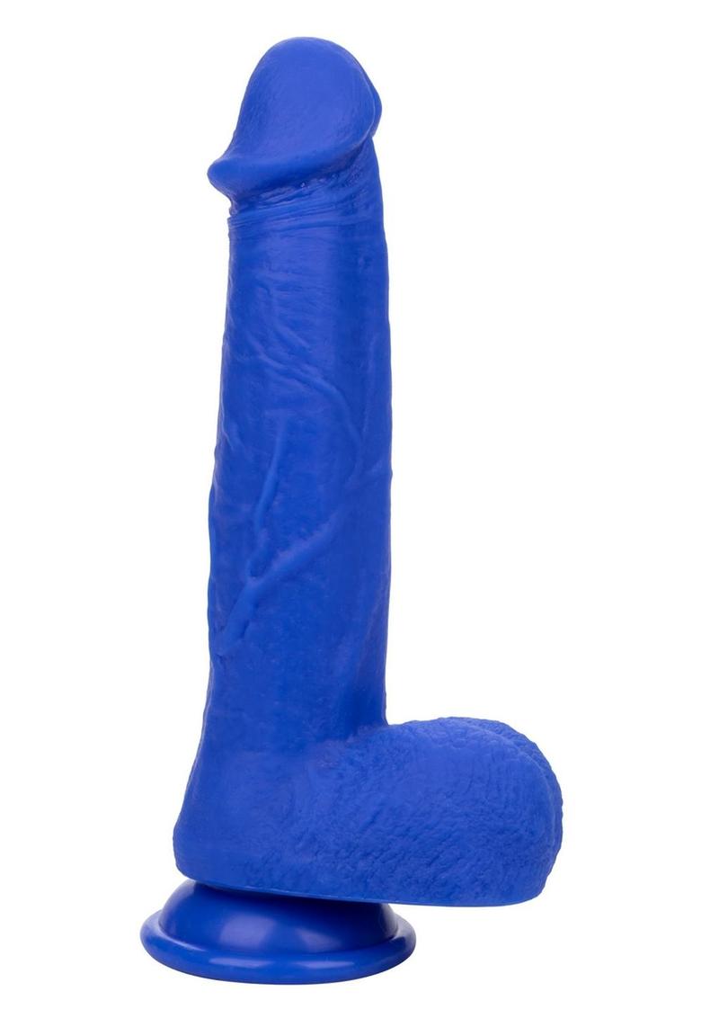 Load image into Gallery viewer, Admiral Vibrating Captain Rechargeable Silicone Dildo - Blue - 8in
