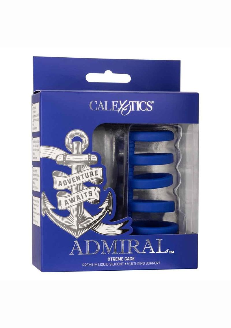 Load image into Gallery viewer, Admiral Xtreme Silicone Cock Cage - Blue
