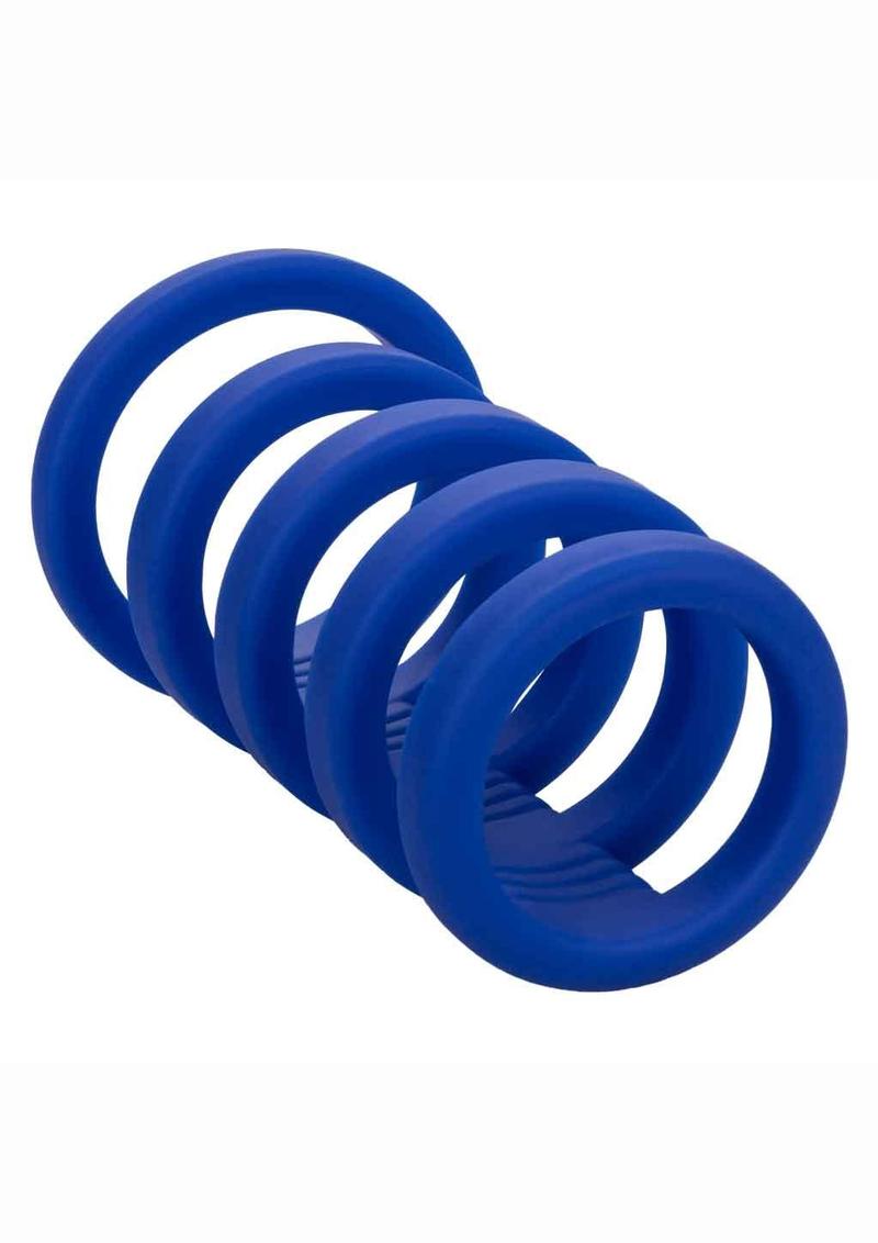 Load image into Gallery viewer, Admiral Xtreme Silicone Cock Cage - Blue
