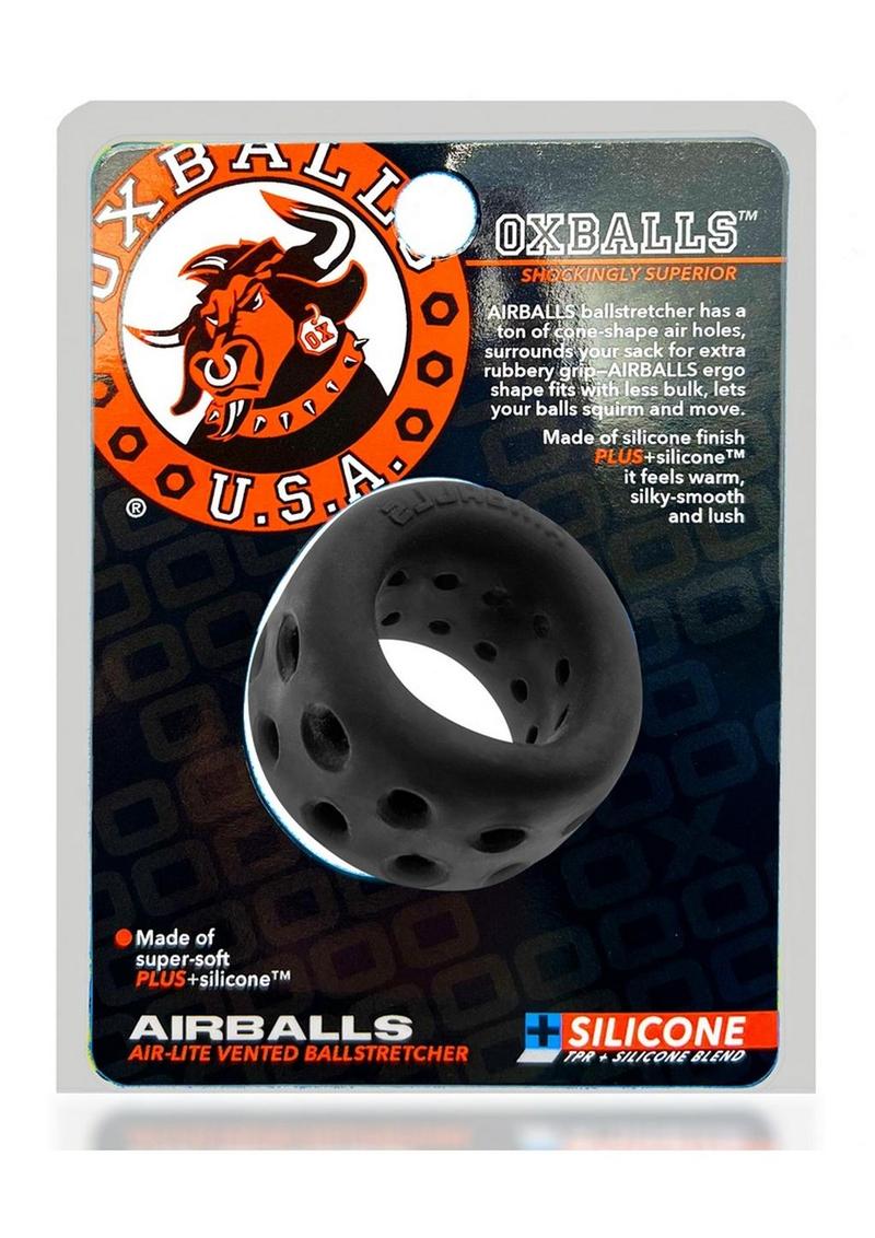 Load image into Gallery viewer, Airballs Air-Lite Silicone Ballstretcher - Black/Black Ice
