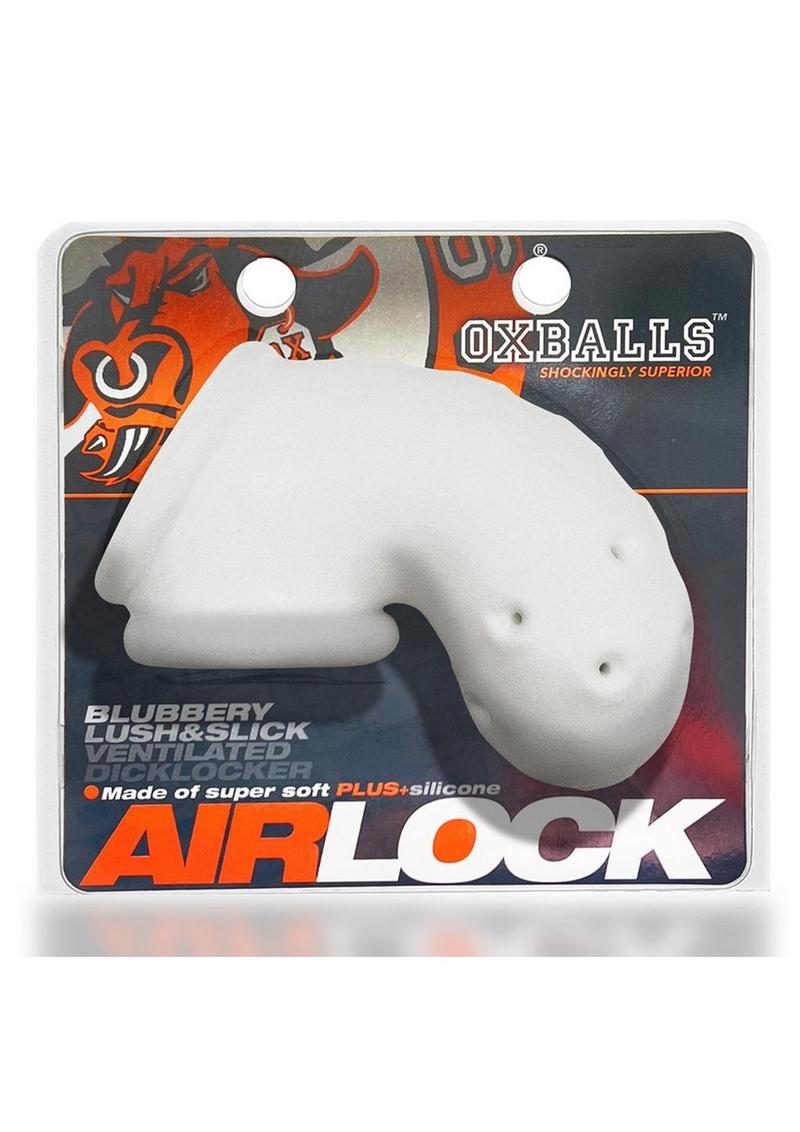 Load image into Gallery viewer, Airlock Air-Lite Vented Silicone Chastity - White/White Ice
