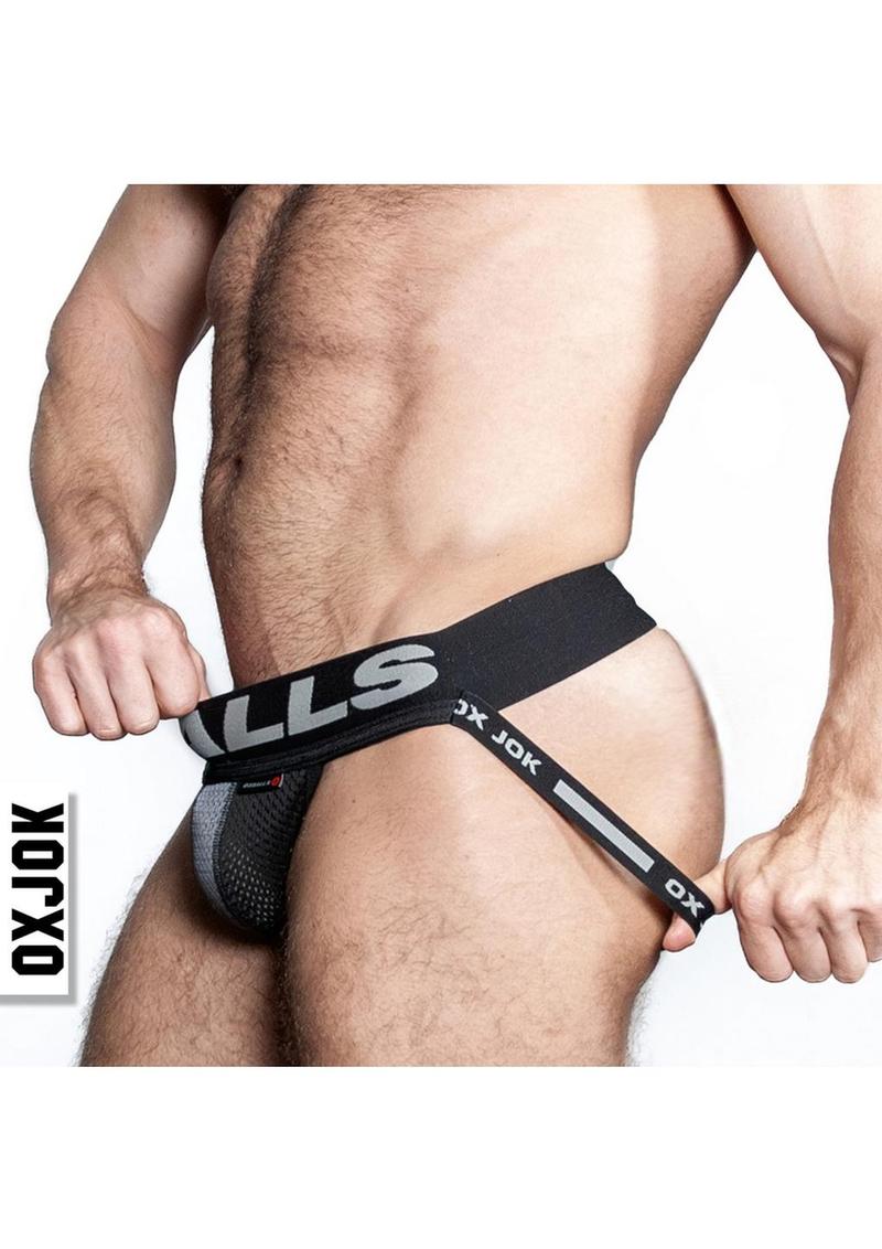 Load image into Gallery viewer, Airmesh Upthrust Slider-Strap Jock - Tar
