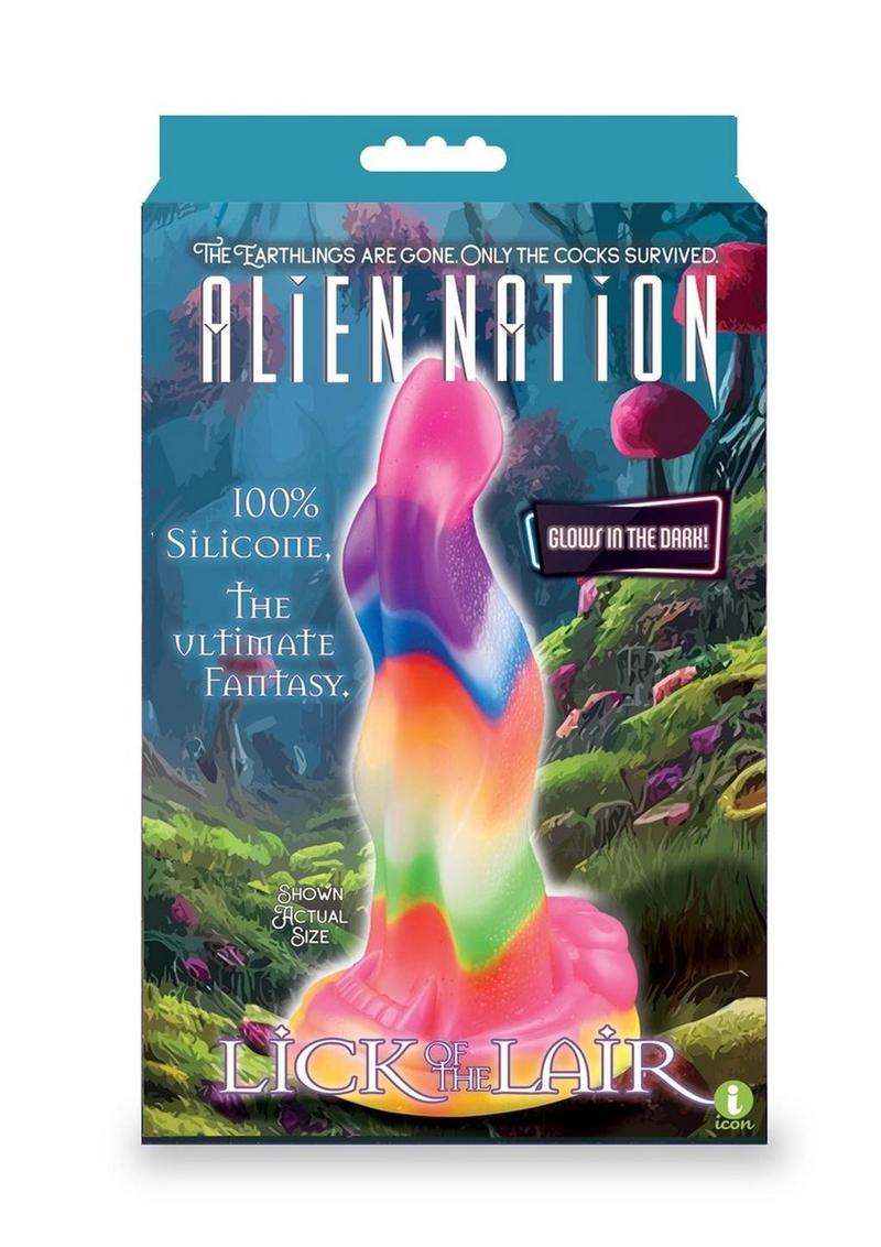 Load image into Gallery viewer, Alien Nation Lick Of The Lair Silicone Creature Dildo - Multicolor
