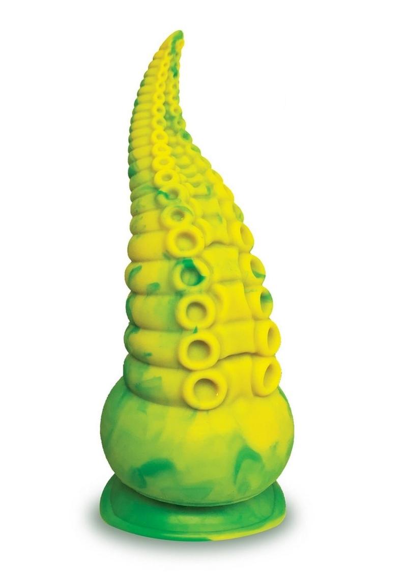 Load image into Gallery viewer, Alien Nation Octopos Silicone Creature Dildo - Yellow
