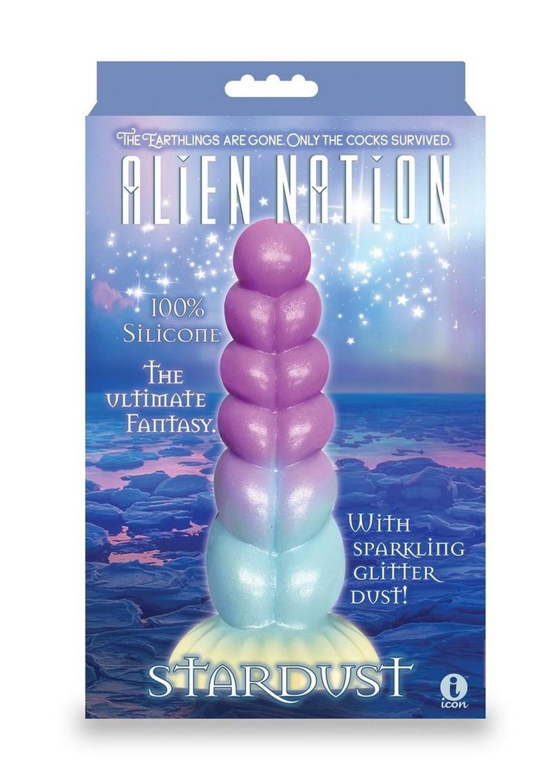 Load image into Gallery viewer, Alien Nation Stardust Silicone Creature Dildo - Multicolor
