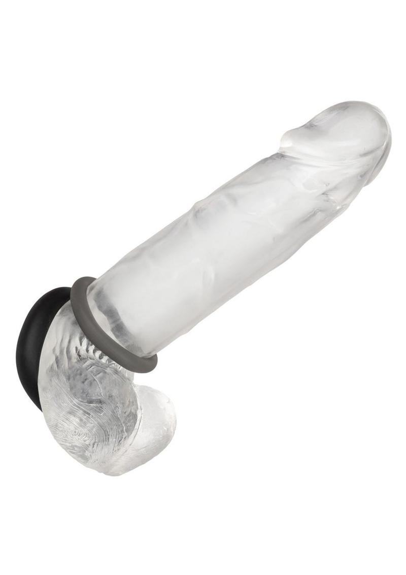 Load image into Gallery viewer, Alpha Liquid Silicone Prolong Cock Ring (2 Piece Set) - Assorted
