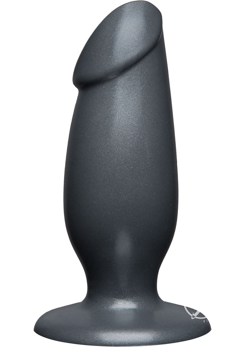 Load image into Gallery viewer, American Bombshell Fat Man Dildo - Grey/Gun Metal - 7in
