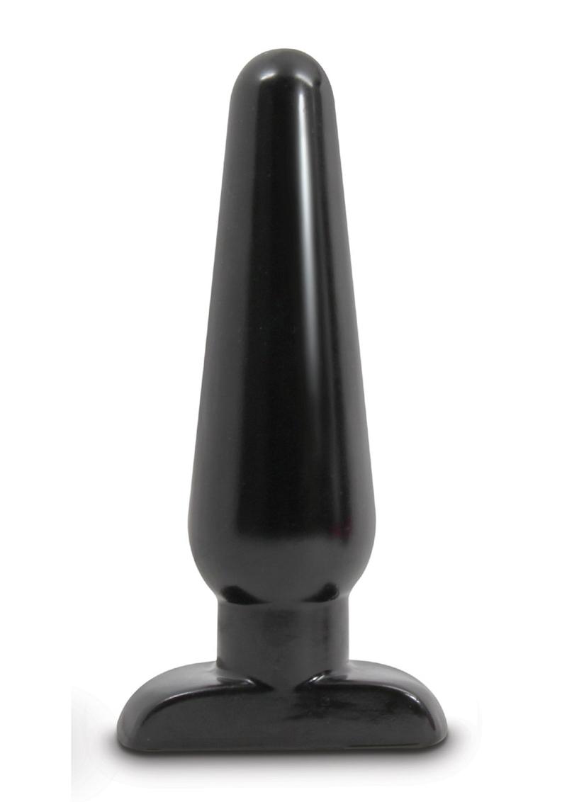 Load image into Gallery viewer, Anal Adventures Basic Anal Plug - Black - Large
