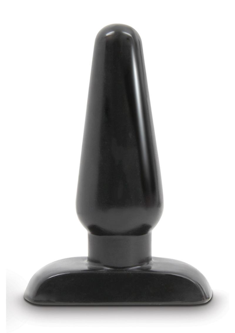 Load image into Gallery viewer, Anal Adventures Basic Anal Plug - Black - Medium
