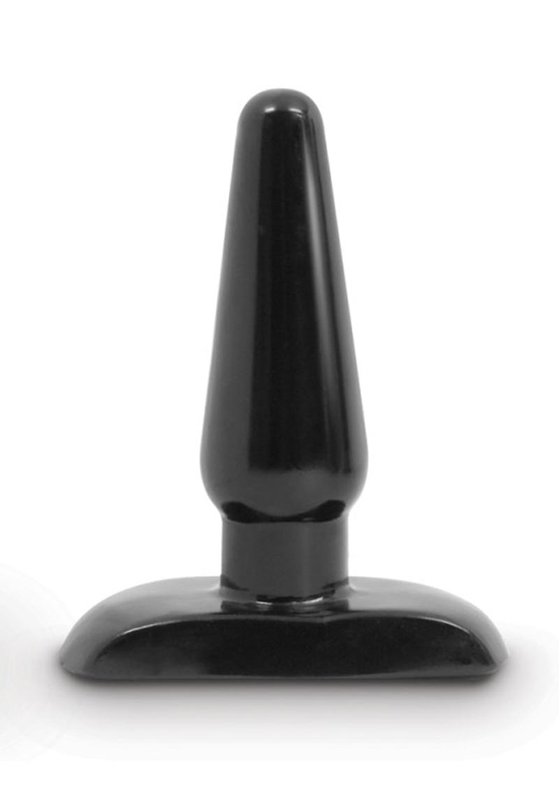 Load image into Gallery viewer, Anal Adventures Basic Anal Plug - Black - Small
