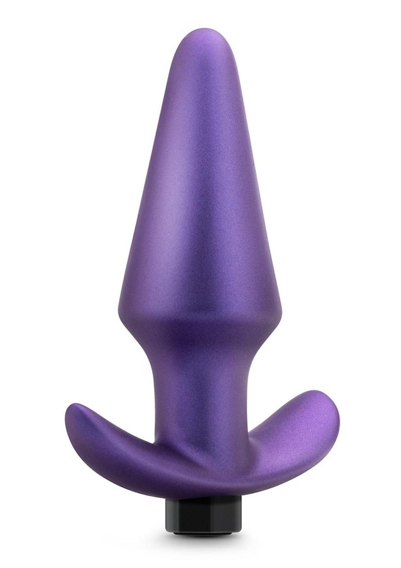 Load image into Gallery viewer, Anal Adventures Matrix Interstellar Plug Rechargeable Silicone Anal Plug - Astro - Purple/Violet
