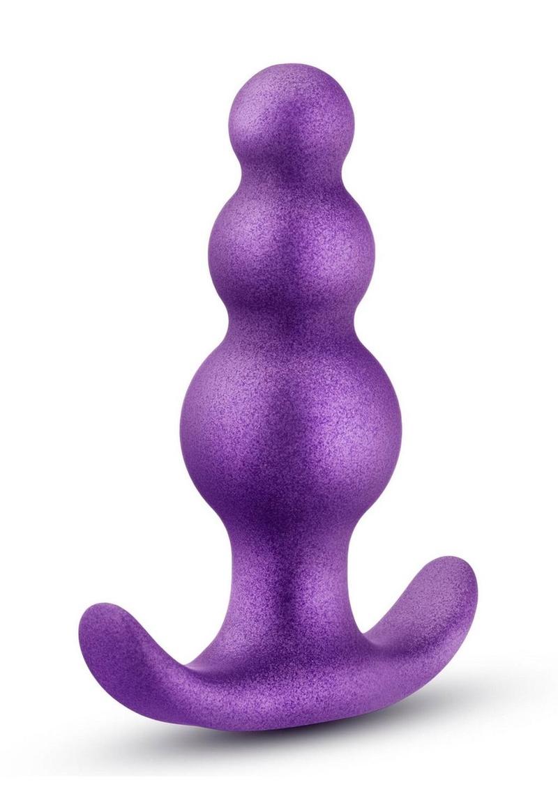 Load image into Gallery viewer, Anal Adventures Matrix Supernova Plug Silicone Anal Plug - Galatic - Purple
