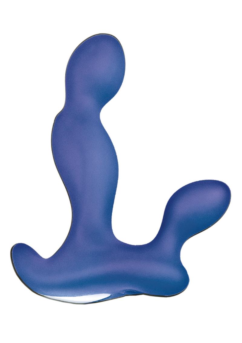 Load image into Gallery viewer, Anal-Ese Collection Rechargeable Silicone P-Spot Prostate Stimulator - Blue
