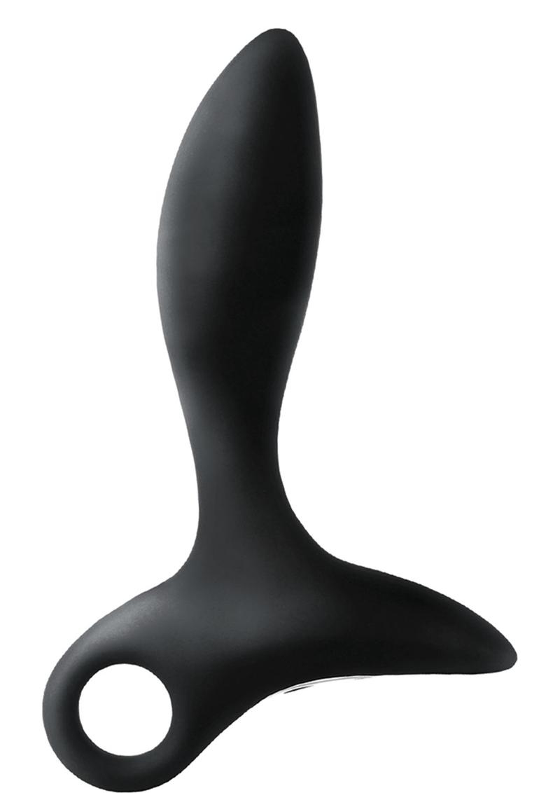 Load image into Gallery viewer, Anal-Ese Collection Rechargeable Vibrating Silicone Alpha Plug #1 - Black
