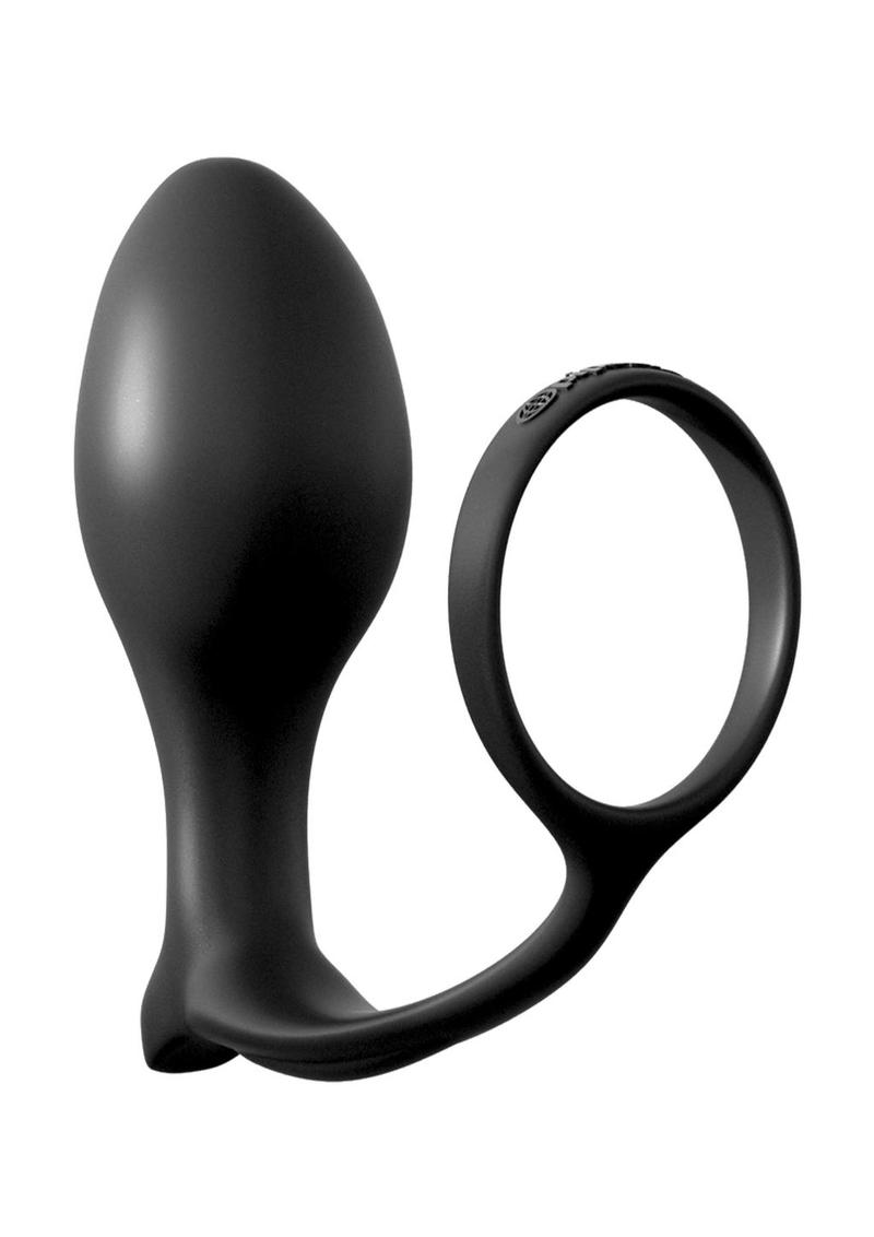 Load image into Gallery viewer, Anal Fantasy Collection Ass-Gasm Cockring Beginners Silicone Plug Slim
