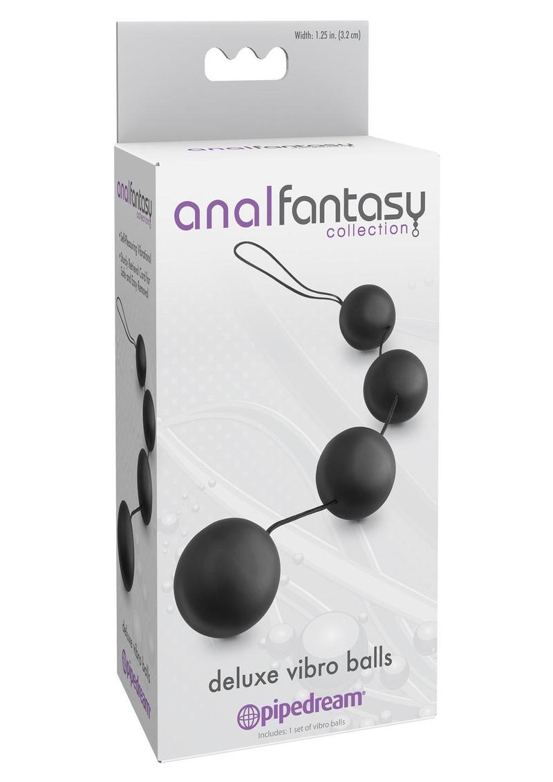 Load image into Gallery viewer, Anal Fantasy Collection Deluxe Vibro Balls - Black
