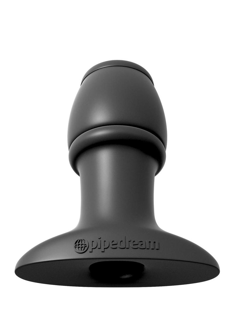 Load image into Gallery viewer, Anal Fantasy Collection Open Wide Silicone Tunnel Plug - Black
