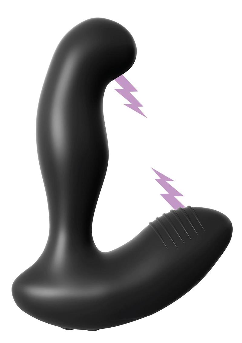Load image into Gallery viewer, Anal Fantasy Elite Silicone Electro Stim Prostate Vibrator - Black
