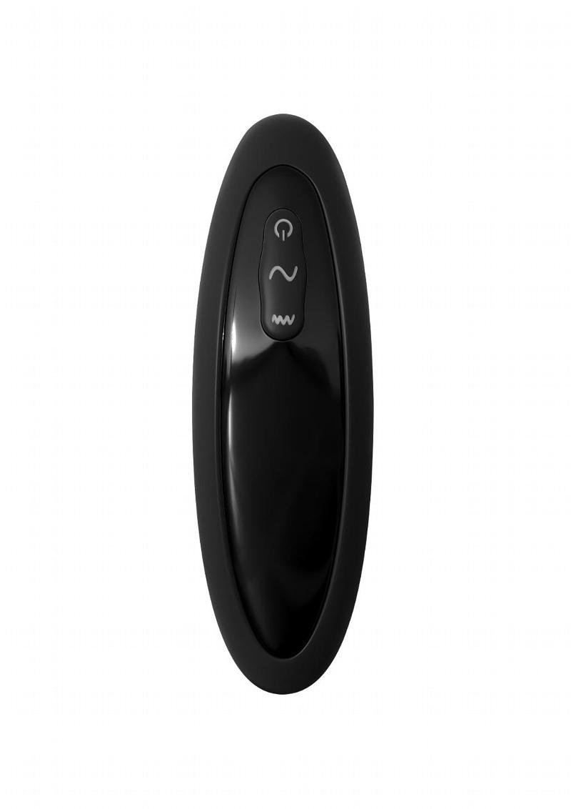 Load image into Gallery viewer, Anal Fantasy Elite Silicone Rechargeable P Motion Massager Waterproof - Black
