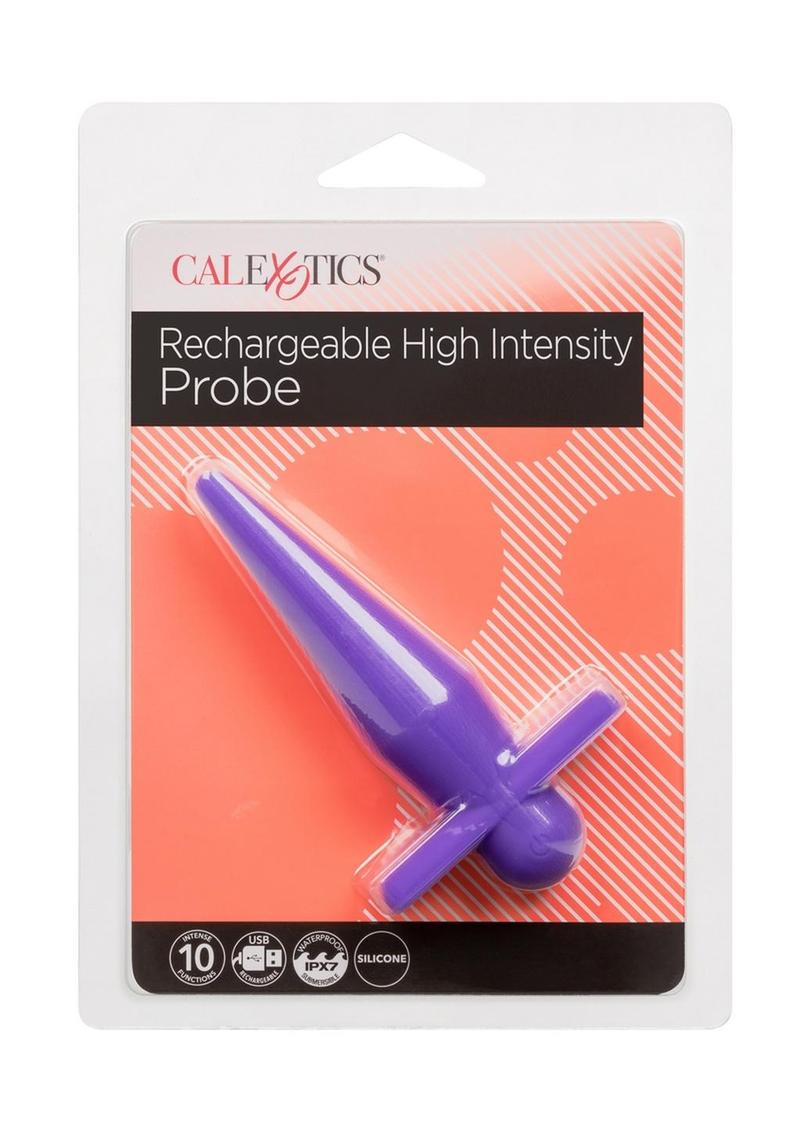 Load image into Gallery viewer, Anal Toys Rechargeable Silicone High Intense Probe - Purple
