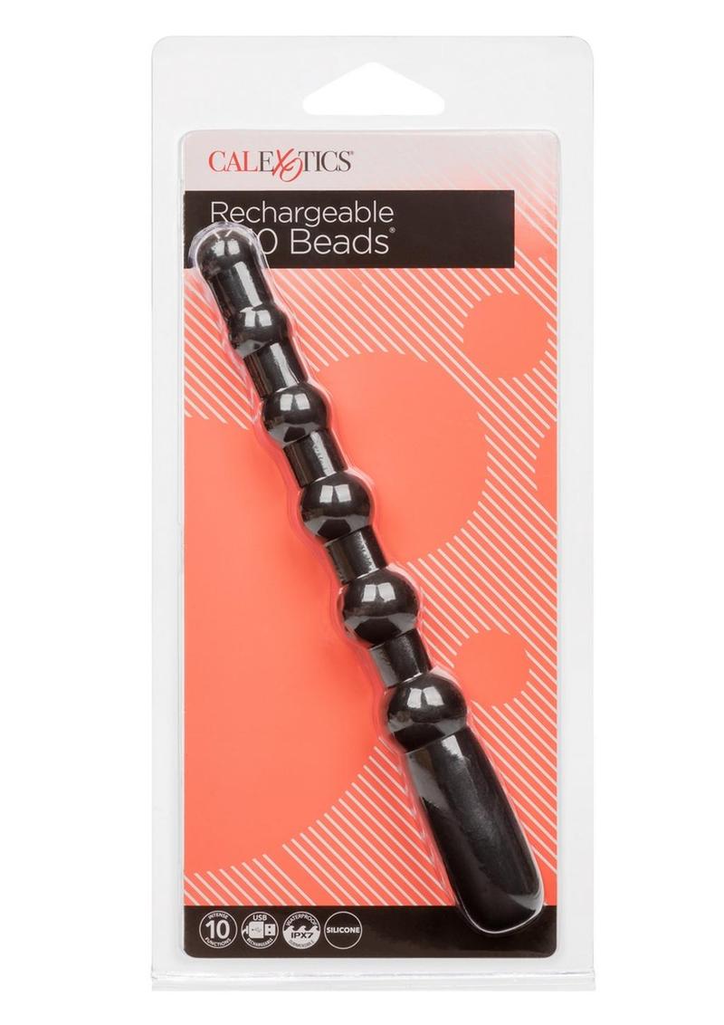 Load image into Gallery viewer, Anal Toys Rechargeable X-10 Silicone Beads - Black
