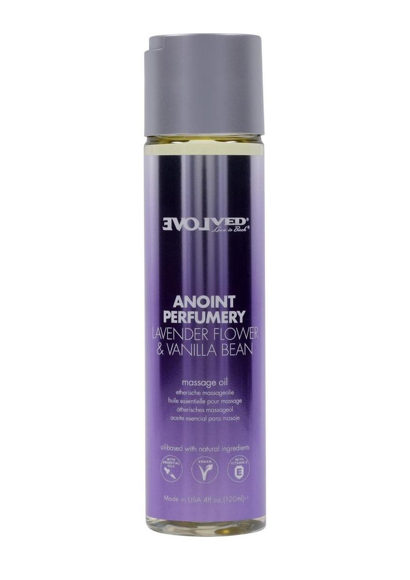 Load image into Gallery viewer, Anoint Perfumery Massage Oil Lavender Flower and Vanilla Bean - 4oz
