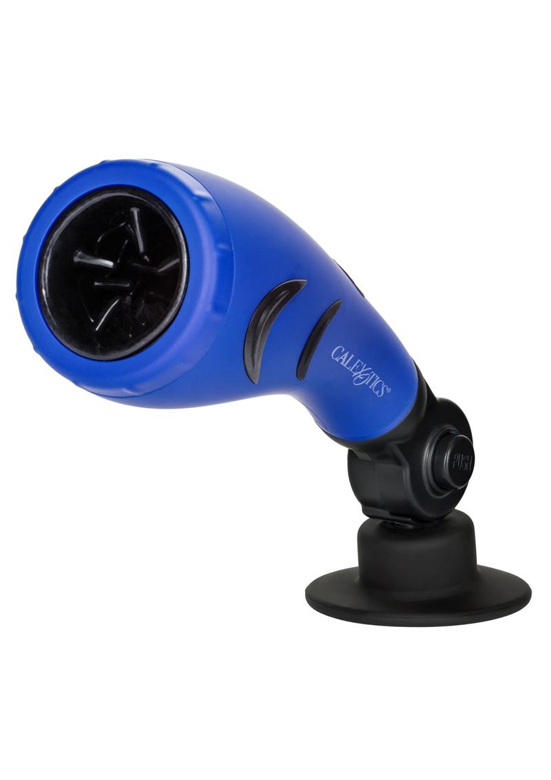 Load image into Gallery viewer, Apollo Hydro Power Stroker Silicone Masturbator Waterproof - Blue - 9.25in
