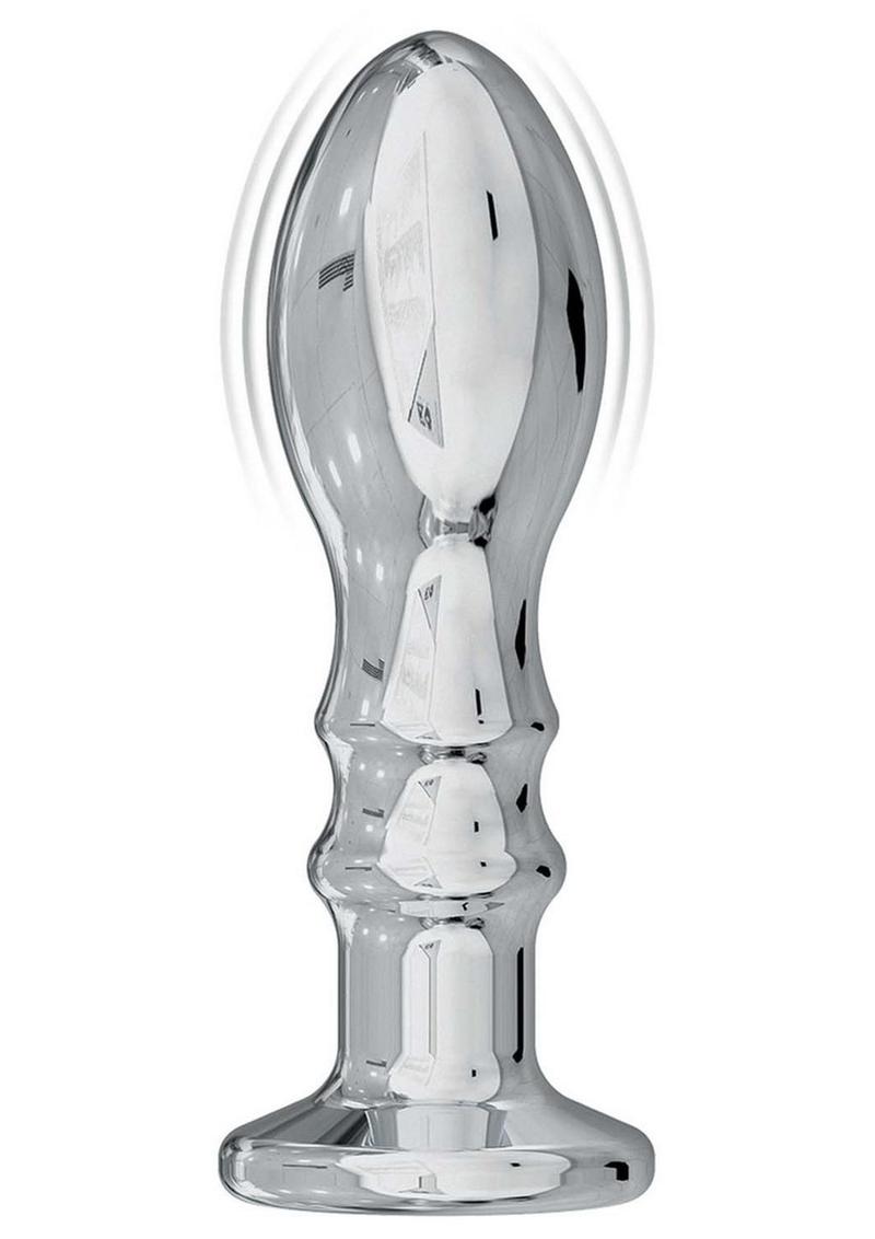 Load image into Gallery viewer, Ass-Sation Remote Control Rechargeable Vibrating Metal Anal Pleaser
