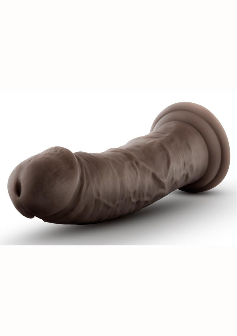 Load image into Gallery viewer, Au Naturel Dildo with Suction Cup - Chocolate - 8in
