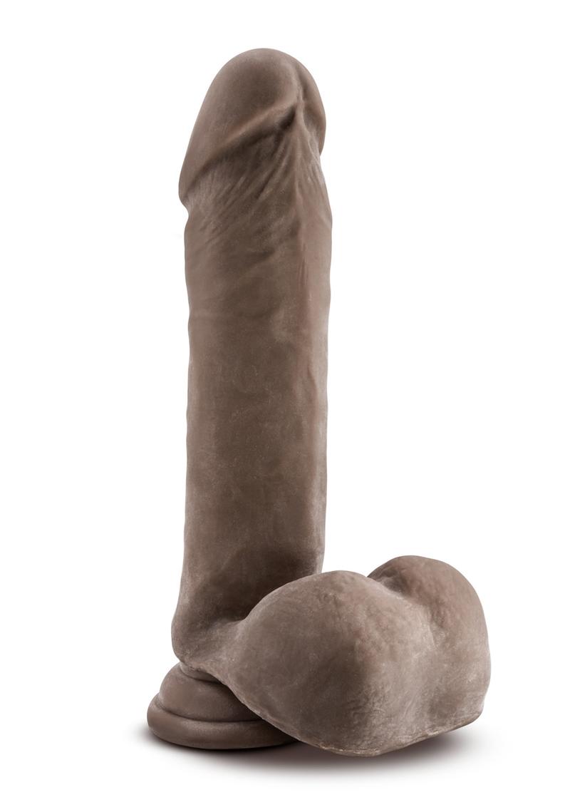 Load image into Gallery viewer, Au Naturel Sensa Feel Dildo - Chocolate - 8in
