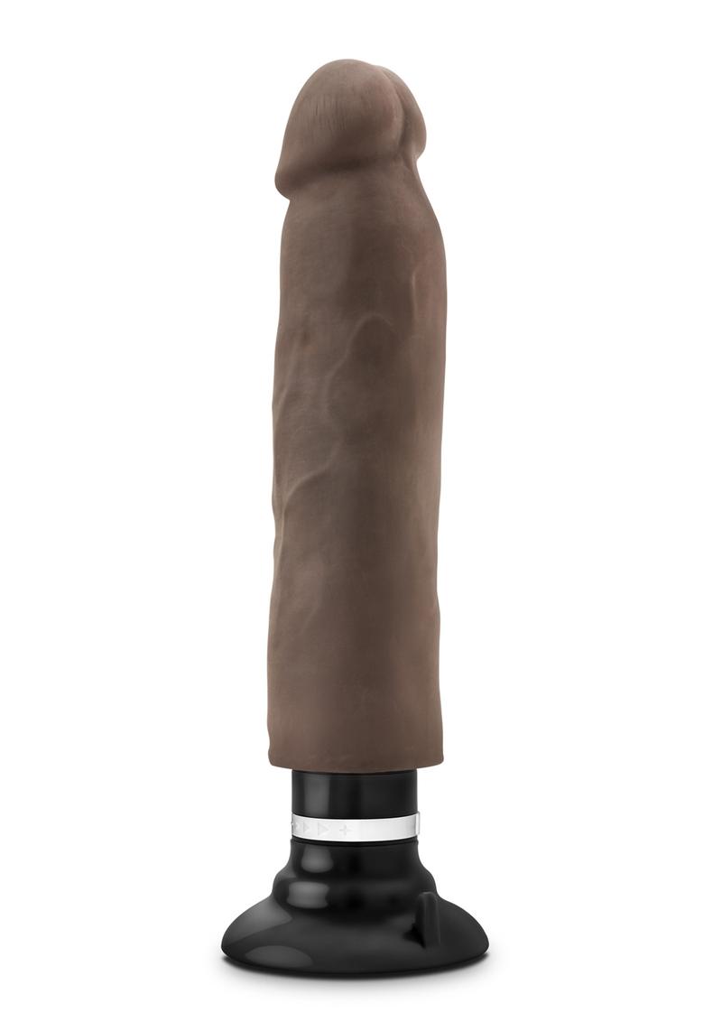 Load image into Gallery viewer, Au Naturel Sensa Feel Magnum Vibrating Dildo - Chocolate - 11in
