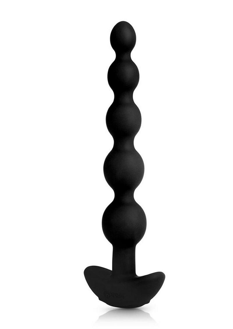 Load image into Gallery viewer, B-Vibe Cinco Rechargeable Silicone Anal Beads - Black
