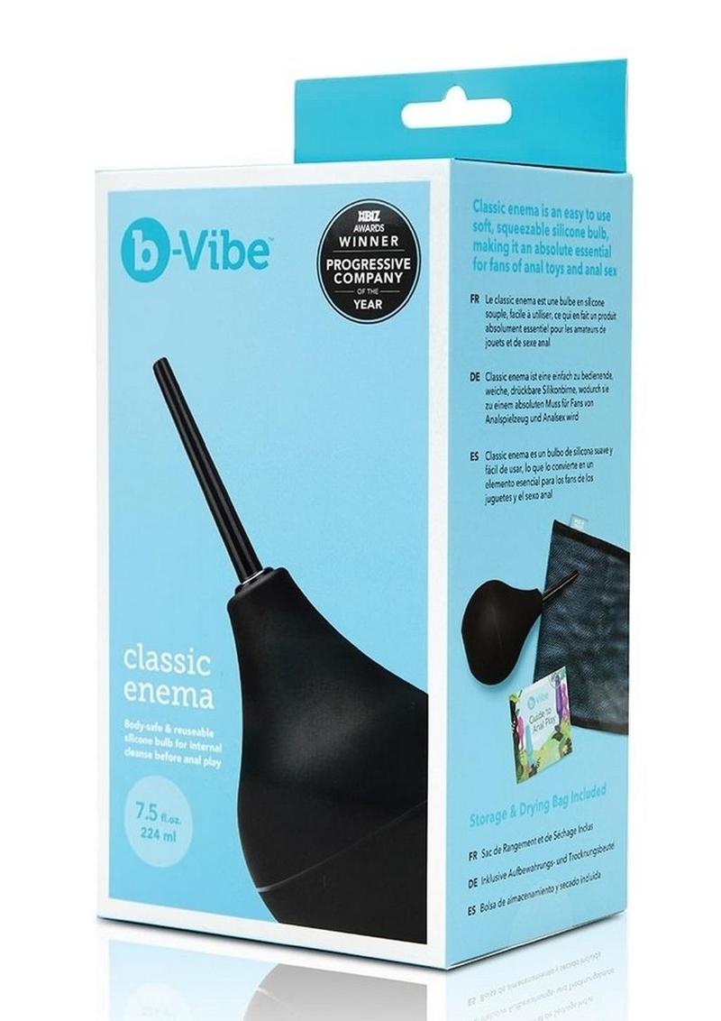 Load image into Gallery viewer, B-Vibe Classic Enema - Black
