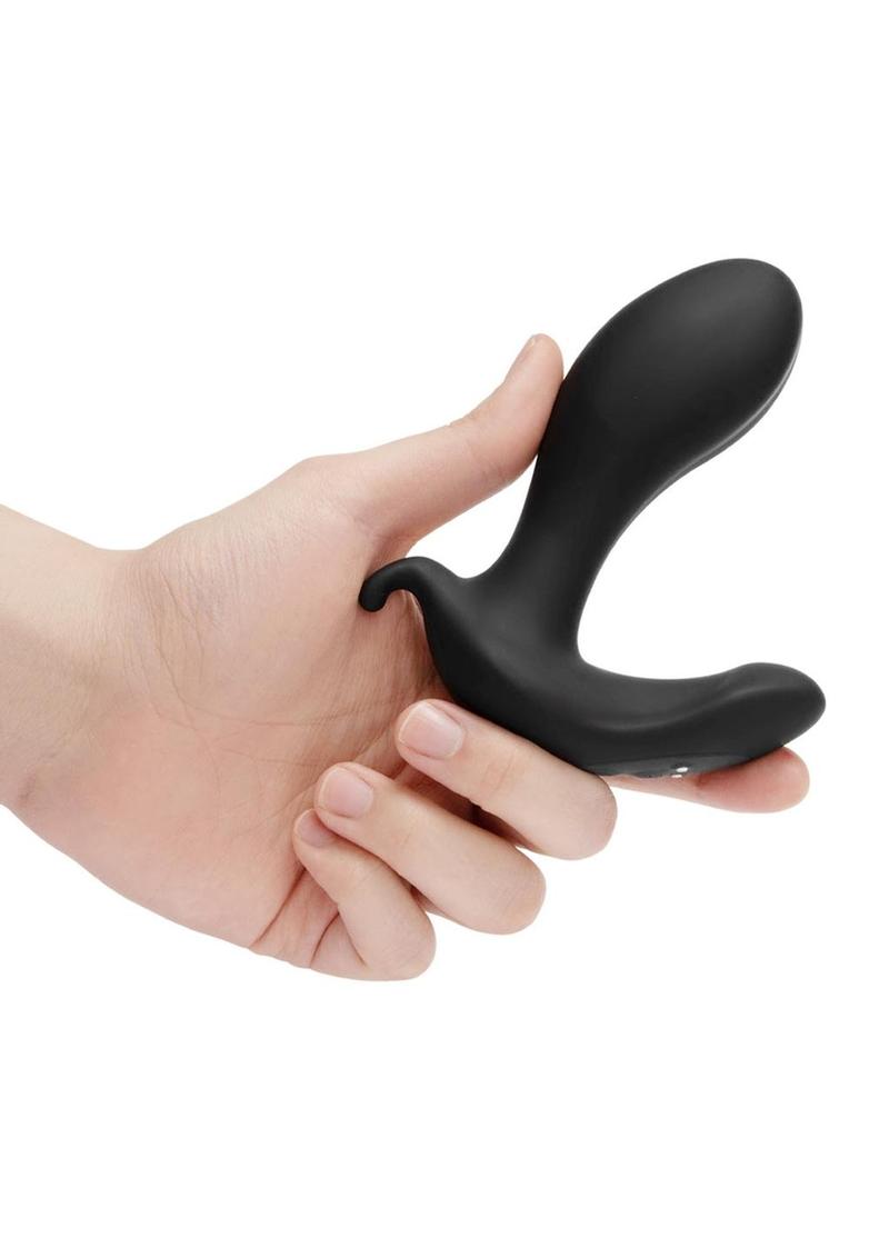 Load image into Gallery viewer, B-Vibe Expanding Plug Rechargeable Silicone with Remote Anal Plug
