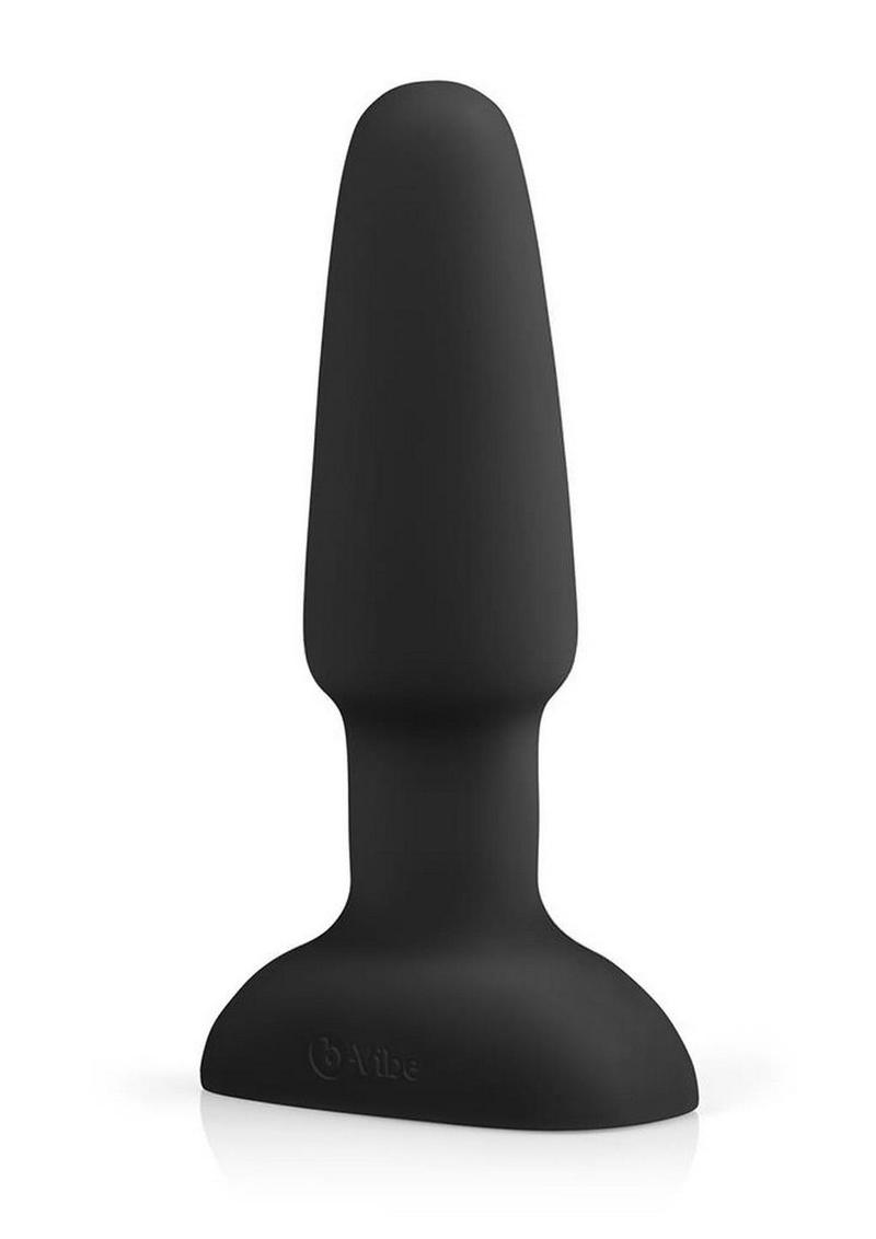 Load image into Gallery viewer, B-Vibe Rimming Plug 2 Rechargeable Silicone Anal Plug - Black
